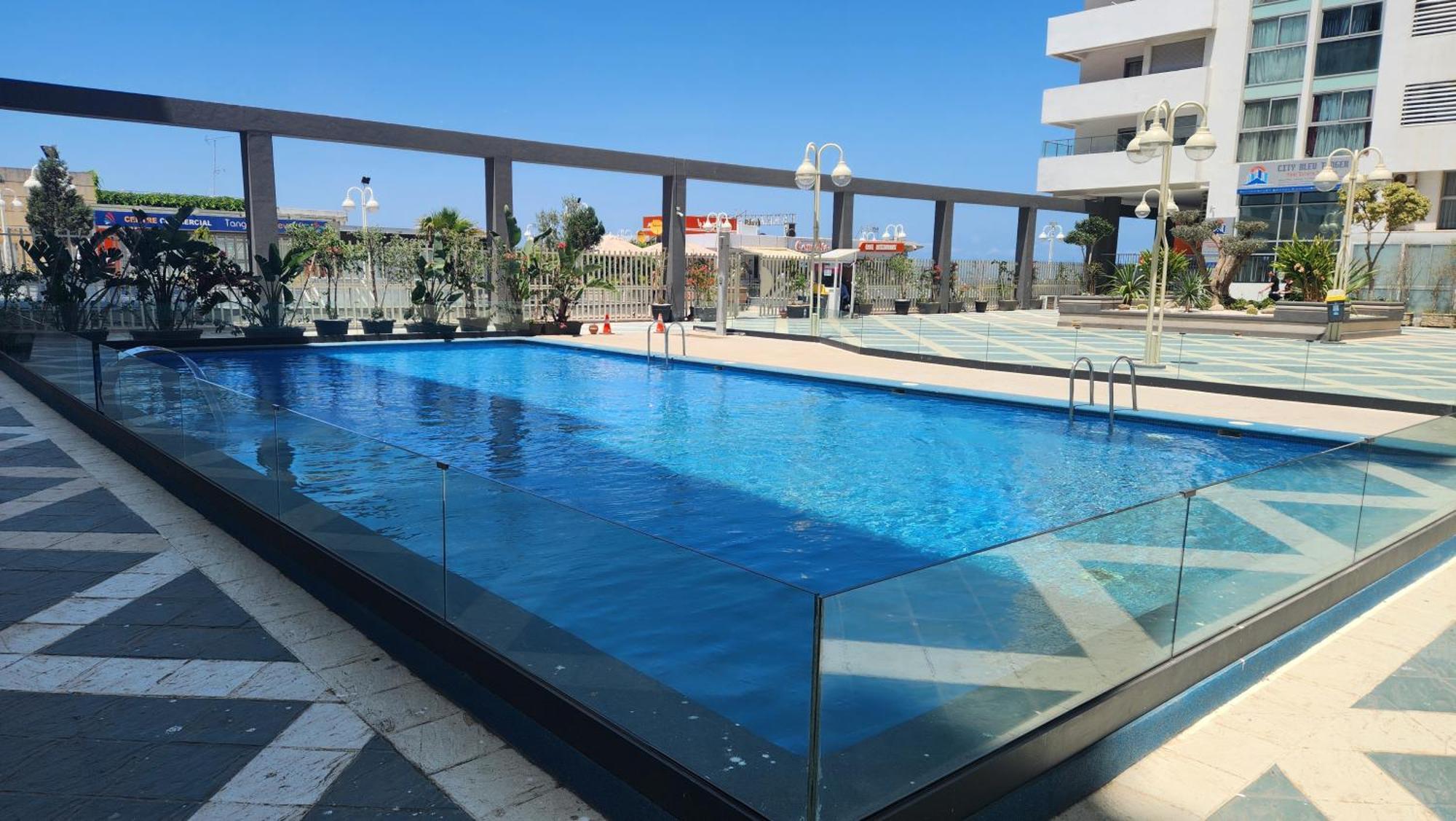 Magnifique Penthouse 160M2 Terrasse 90M2 Vue Mer Tanger Luaran gambar